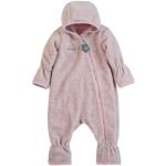 Pinke Bestickte Sterntaler Fleece-Overalls für Kinder mit Reißverschluss aus Fleece maschinenwaschbar für Mädchen Größe 80 
