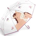 Reduzierte Motiv Sterntaler Durchsichtige Regenschirme für Kinder mit Pferdemotiv für Jungen 