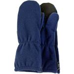 Reduzierte Marineblaue Sterntaler Kinderhandschuhe mit Reißverschluss aus Fleece Größe 3 