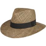 Melierte Stetson Panamahüte aus Stroh 58 für Herren Größe XL für den für den Frühling 