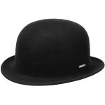 Schwarze Unifarbene Stetson Melonen-Hüte mit Australien-Motiv aus Filz 60 für Herren Größe XXL 