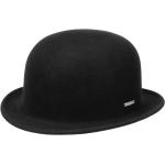 Schwarze Unifarbene Stetson Melonen-Hüte aus Filz 60 für Herren Größe XL 