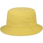 Gelbe Stetson Fischerhüte aus Twill 55 für Herren Größe S für den für den Sommer 