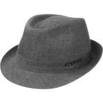 Graue Elegante Stetson Trilby Trilbies & Fedora-Hüte 56 für Herren für den für den Sommer 