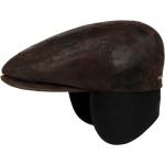 Stetson Kent EF Pigskin Flatcap (6217102) dark brown