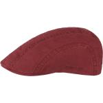 Stetson Madison Delave Organic Cotton Ivy Flatcap (6121103) ruby red
