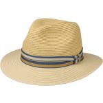 Beige Stetson Rollhüte aus Stroh 55 für Herren Größe S für den für den Sommer 
