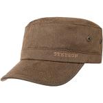 Braune Stetson Army-Caps für Herren Größe XL für den für den Sommer 