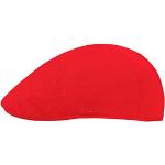 Rote Unifarbene Stetson Texas Herrenschiebermützen & Herrenflatcaps Größe XL für den für den Frühling 