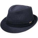 Stetson Trilby (1-St) Trilby mit Futter, Made in Italy, blau