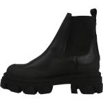 Schwarze Steve Madden Chelsea-Boots aus Leder für Damen Größe 40 