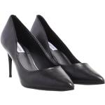 Schwarze Elegante Steve Madden Spitze Pfennigabsatz High Heels & Stiletto-Pumps aus Leder für Damen Größe 41 