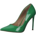 Reduzierte Grüne Steve Madden Spitze Pfennigabsatz High Heels & Stiletto-Pumps in Normalweite aus Kunstleder für Damen Größe 39 