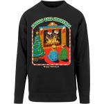 Schwarze Herrensweatshirts aus Fleece Größe XXL Weihnachten 
