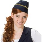Blaue Stewardessenkostüme für Kinder 