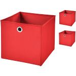 Rote Moderne Regalkörbe & Schubladenkörbe 33 cm 