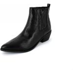 Reduzierte Schwarze La Strada Cowboy-Boots & Cowboystiefeletten leicht für Damen Größe 36 mit Absatzhöhe 5cm bis 7cm 