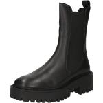 Reduzierte Schwarze About You Runde Ankle Boots & Klassische Stiefeletten aus Glattleder für Damen Größe 37 mit Absatzhöhe bis 3cm 