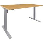 Moderne Nachhaltige Quadratische Schreibtisch-Gestelle aus Buche höhenverstellbar Breite 100-150cm, Höhe 100-150cm, Tiefe 50-100cm 