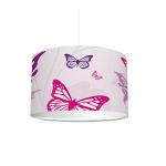 Kinderzimmer Lampenschirm "Butterfly" KL05 | kinderleicht eine Lampe erstellen | als Steh- oder Hängeleuchte/Deckenlampe | perfekt für Schmetterling-begeisterte Mädchen & Jungen | STIKKIPIX