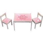 STIKKIPIX Möbelfolie KA08, (MÖBEL NICHT INKLUSIVE) Pink Princess Butterfly Aufkleber - Möbelsticker passend für die Kindersitzgruppe LÄTT von IKEA