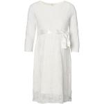 Weiße Esprit Umstandsbrautkleider durchsichtig aus Polyamid für Damen Größe L für Partys 