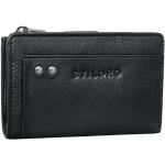Schwarze STILORD Herrenschlüsseletuis & Herrenschlüsseltaschen aus Leder mit RFID-Schutz klein 