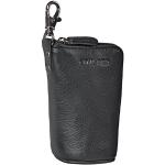 Schwarze Vintage STILORD Herrenschlüsseletuis & Herrenschlüsseltaschen aus Leder mit RFID-Schutz klein 