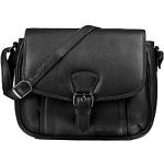 Schwarze Vintage STILORD Kleine Handtaschen aus Leder für Damen 