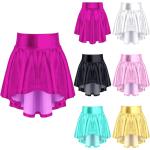 Rosa Unifarbene Kinderröcke mit Rüschen aus Polyester für Mädchen 