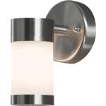 Silberne Konstsmide Außenwandleuchten & Außenwandlampen aus Edelstahl schwenkbar G9 