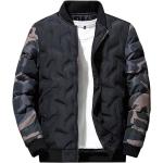 Schwarze Winddichte College-Jacken für Herren Größe 5 XL 