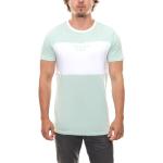 Mintgrüne Kurzärmelige Stitch & Soul T-Shirts für Herren Größe S für den für den Sommer 
