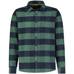 Grüne Karo Stitch & Soul Flanellhemden mit Knopf aus Flanell für Herren Größe M für den für den Herbst 