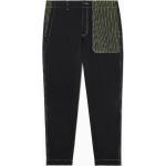 Schwarze Bestickte Streetwear COS Jeans mit Stickerei mit Reißverschluss aus Baumwollmischung für Herren Größe S 