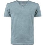 Blaue Oversize Stockerpoint V-Ausschnitt T-Shirts aus Baumwolle für Herren Größe XXL für den für den Sommer 