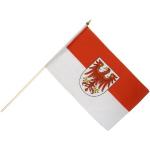 Flaggenfritze Stockflagge Deutschland Brandenburg - 30 x 45 cm