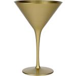 Goldene Stölzle Elements Runde Martinigläser aus Glas 