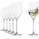 Stölzle Lausitz Weißweingläser Q1 / Weißweingläser 6er Set/Weingläser Kristallglas/Filigranes Weißweinglas/hochwertiges Weinglas Set/Weingläser Stölzle