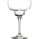 Weiße Runde Margarita Gläser aus Glas mit Strohhalm 