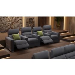 Stoff 4-Sitzer Couch BARI Relaxcouch Relaxsofa