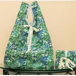 Grüne Elegante Stofftaschen & Jutetaschen wiederverwendbar für Damen klein 