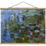 Moderne Bilder-Welten Claude Monet Posterleisten aus Eiche 