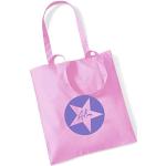 Pinke Sterne Stofftaschen & Jutetaschen aus Baumwolle wiederverwendbar für Mädchen 
