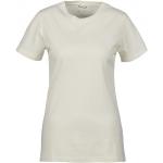 Reduzierte Beige Langärmelige Stoic T-Shirts aus Hanffaser für Damen Größe XS 