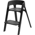 Stokke® Steps™ Stuhl / Kinderhochstuhl Black Seat / Black Legs 