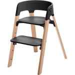 Stokke® Steps™ Stuhl / Kinderhochstuhl Black Natural 