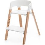 Stokke® Steps™ Stuhl / Kinderhochstuhl White Seat / Natural Legs 