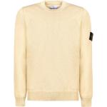 Gelbe Stone Island Herrensweatshirts aus Baumwolle Größe XL 