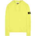 Gelbe Stone Island Herrensweatshirts mit Kapuze Größe XL 
